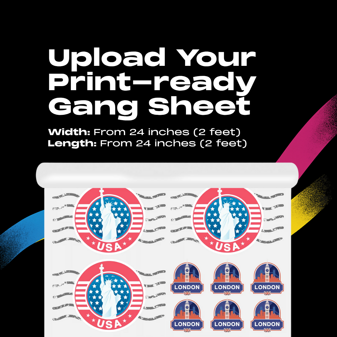 Upload Your Print-Ready Gang Sheet