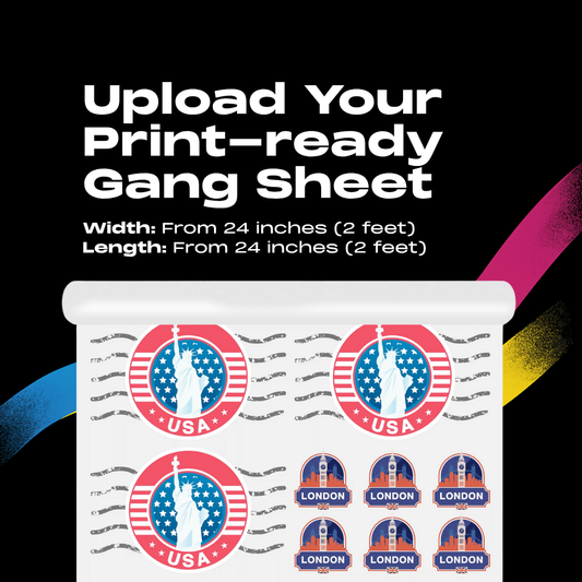 Upload Your Print-Ready Gang Sheet